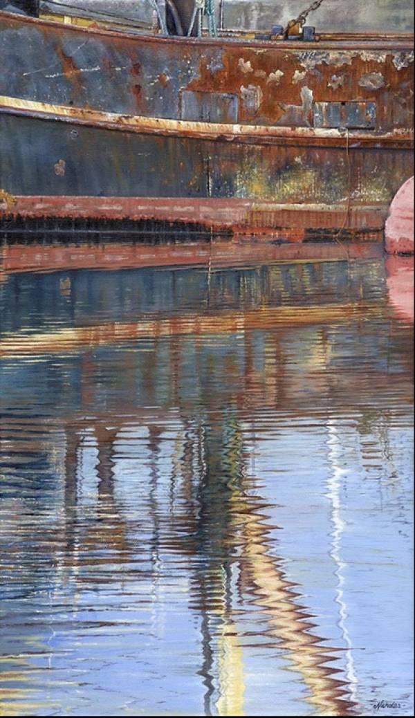 - a , Print by Nicholas Smith, measuring 39 x 23 cm (H x W) framed at 52 x 35 cm £65